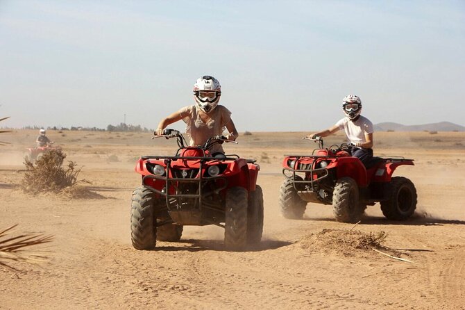 Merzouga Desert Quad bike Adventure with Sand boarding - Tea and a camel encounter before the ride