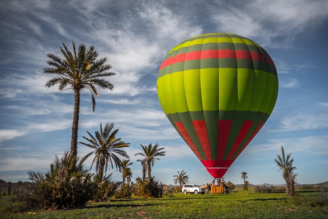 Morning Flight Over Marrakech with Hot Air Balloon Flight - Watching the balloon come alive at Jbilet