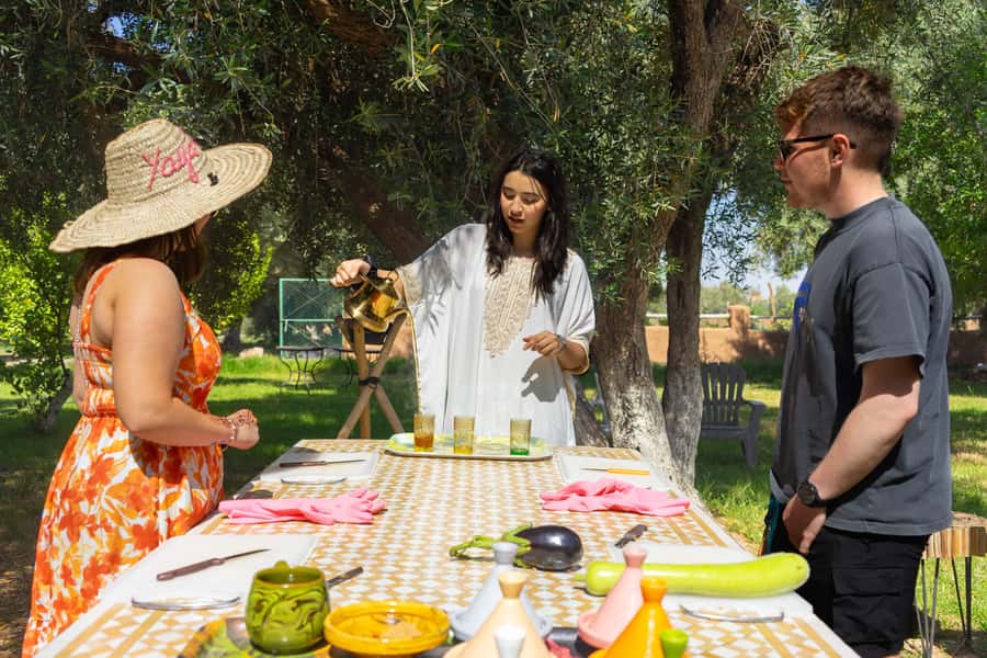 Moroccan Cooking Class: Farm-to-Table Tagine - From Hotel Ali to a quiet farm outside Marrakech