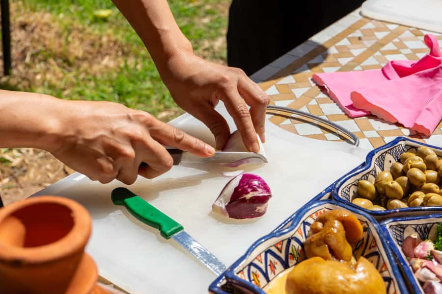 Moroccan Cooking Class: Farm-to-Table Tagine - Bread, olive oil, and local side dishes