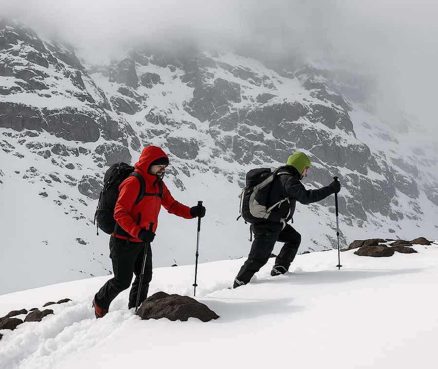Mt Toubkal Ascent Express Trek 2 Days 1 Nights - Packing for cold, darkness, and a basic refuge