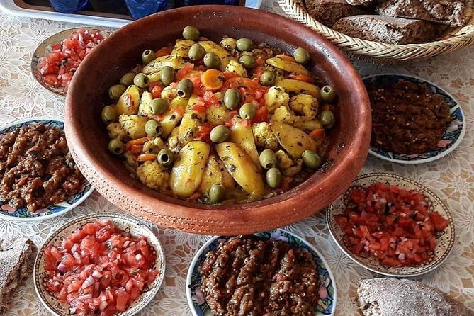 Old local Market visit+Moroccan cooking class with a local family - Tea, sweets, music, and the pause between steps
