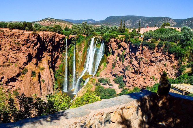 Ouzoud Waterfalls Guided Hike and Boat Trip from Marrakech - Walking down to the river