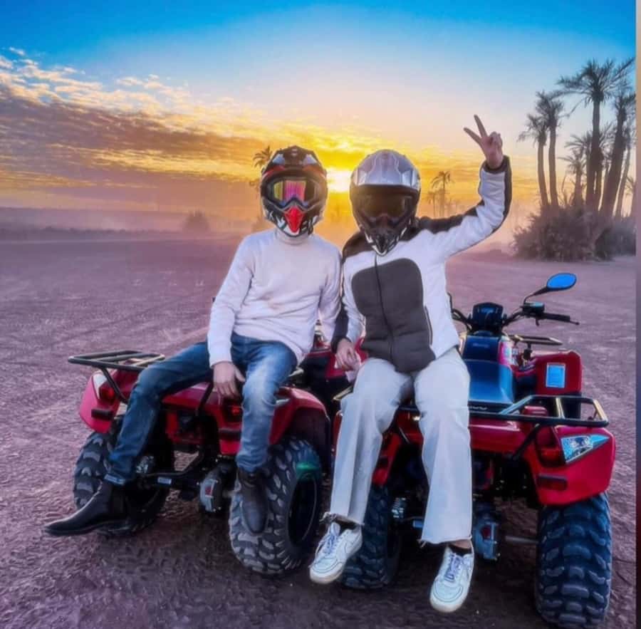 Palmeraie Marrakech Camel Ride & Quad Bike Package Exprience - The 1-hour-20-minute to 1-hour-30-minute quad ride