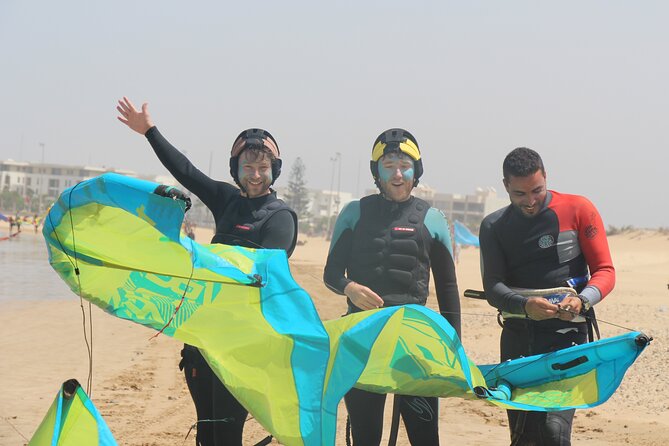 Private Kitesurf Lesson in Essaouira Morocco - Body dragging and the first water skills