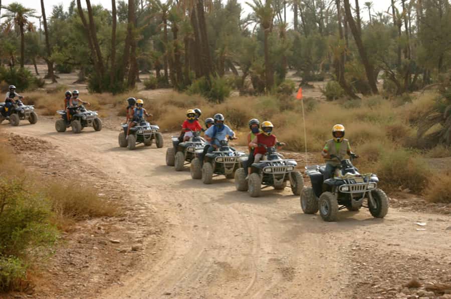 Quad Bike Activity in Marrakech Palmeraie - The tea stop and the small comforts