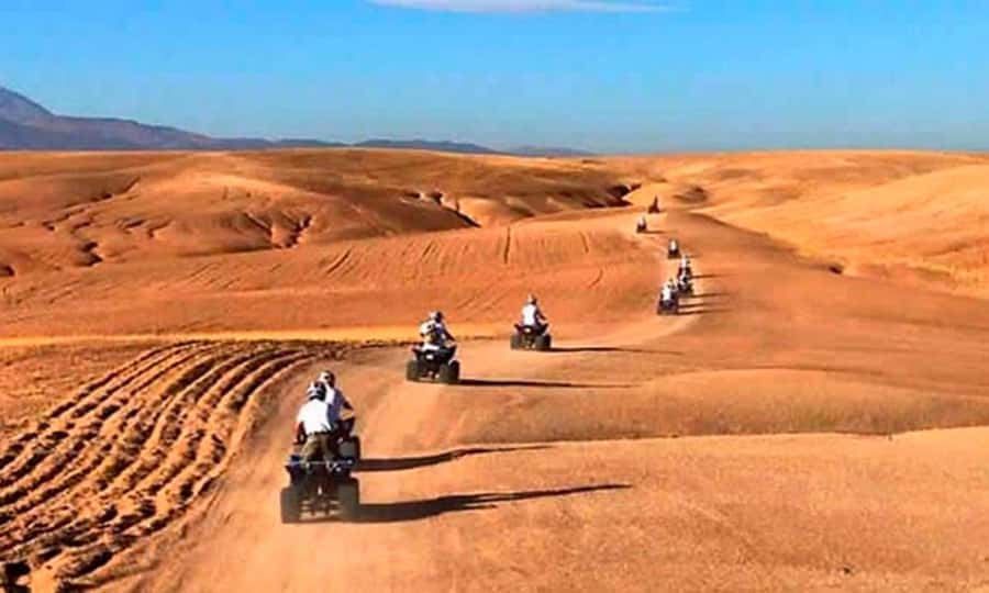 Quad bike and Lunch & Pool in Desert Marrakech Agafay - What the quad biking feels like in Agafay