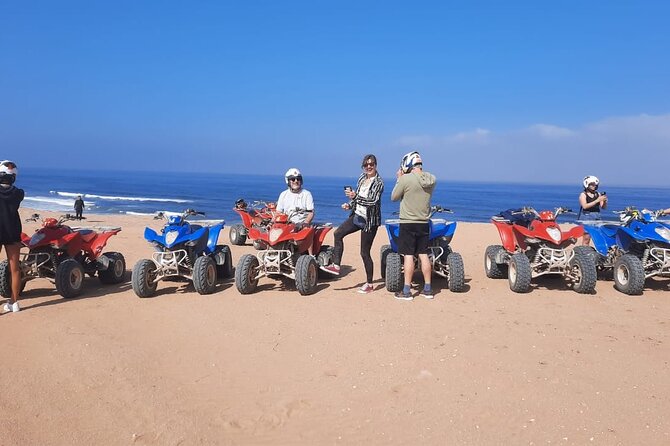Quad Bike and Sandboarding on Sand Dunes Wild Beach - Tea, photographs, and an ocean-side setting