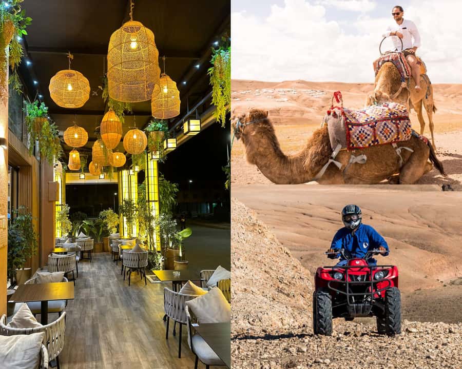Quad bike & Camel ride in Agafay with dinner at Chouf L’or - What Agafay offers instead of Sahara dunes