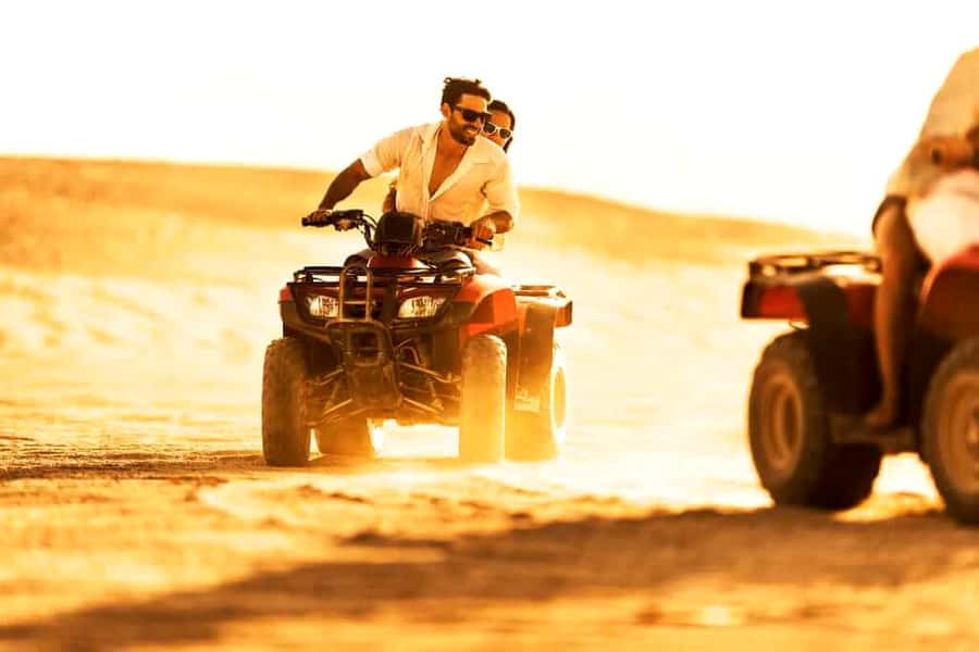 Quad biking in Agafay Desert with lunch & Camel Ride & pool - The 45-Minute Ride From Marrakech to Agafay