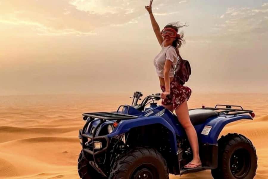 Quad biking in Agafay Desert with lunch & Camel Ride & pool - Agafay Views and Photo Stops