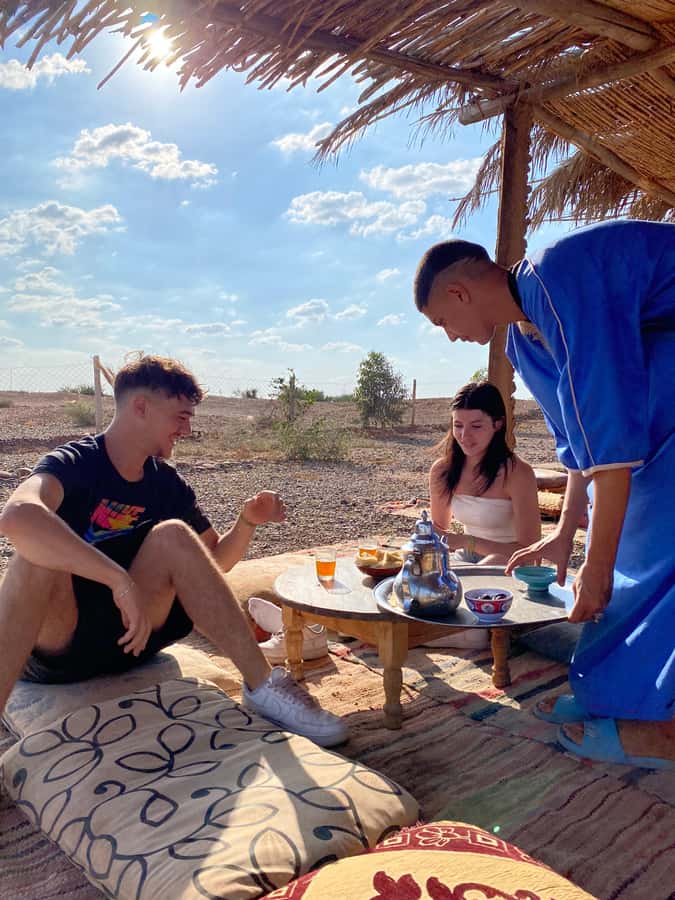 Quad biking in Marrakech's desert palm grove - The photo stop and desert-style views