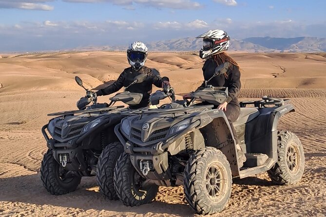 Quad Ride In The Agafay Desert - Mint tea after the first ride