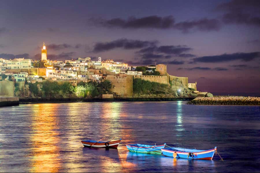Rabat: Night Tour with traditional Moroccan Dinner - What the four-hour route is trying to do