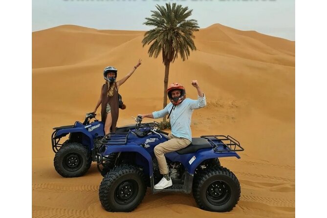 Sahara ATV Quad & buggy in Merzouga Desert & Sandboarding - Riding across Merzouga’s golden dunes