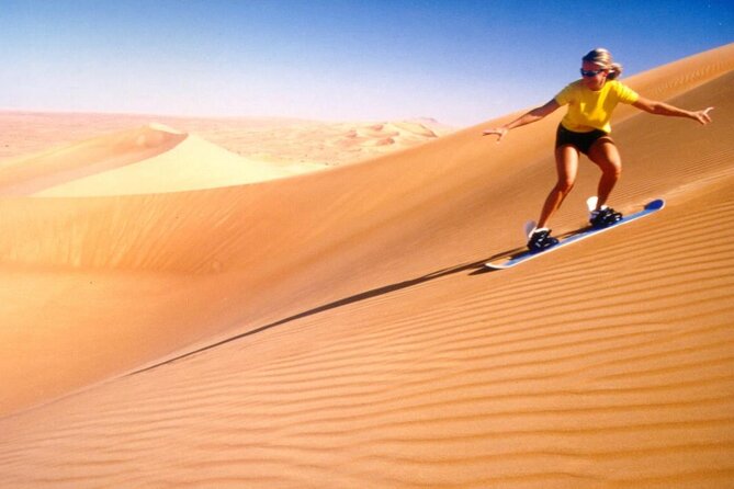 Sandboarding guided experience from Agadir&Taghazout - Reaching the sand and choosing your slope