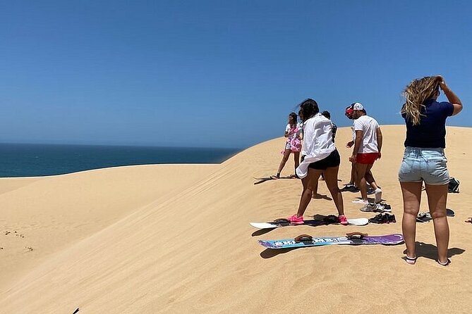 Sandboarding guided experience from Agadir&Taghazout - Extra touches, including bananas and camels