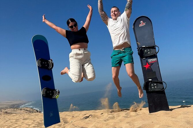 Sandboarding with Panoramic Views of the ocean and Agadir Desert - Key points to know before you book