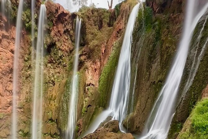 Small group Ouzoud Waterfall Guided Tour Boat Ride from Marrakech - Walking the waterfall circuit