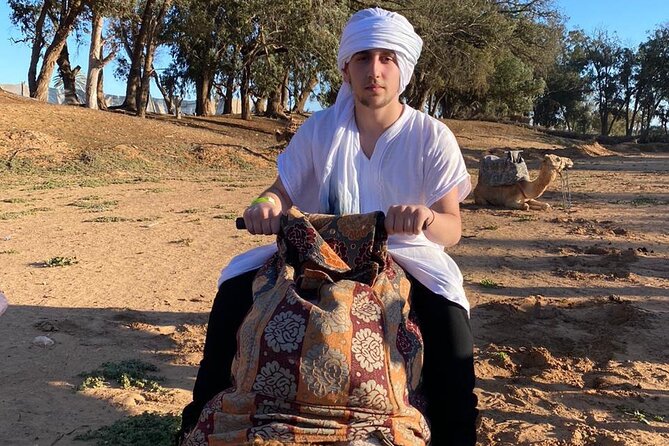 Sunset Camel Ride in Agadir with Dinner in Habitant House - Following the Souss River toward the palace