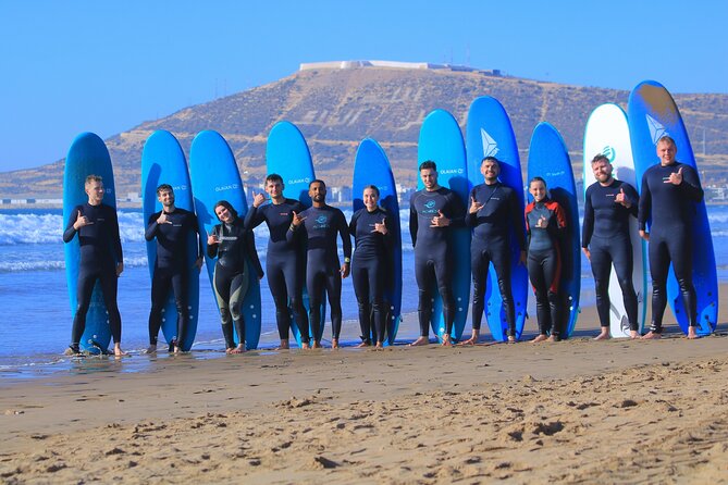 Surf lessons and guiding in Agadir - Meeting at Agadir Beach at 10:00 am