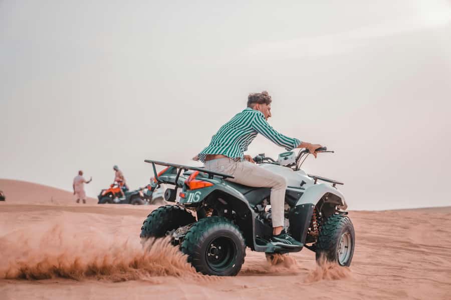 Tangier: Quad Bike Adventure with Hotel Transfers - Getting ready at the quad base