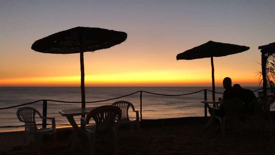 Tangier: Sunset, Tea, Sweets, Camel Ride, and Hercules Caves - The camel ride on Tangier’s beach