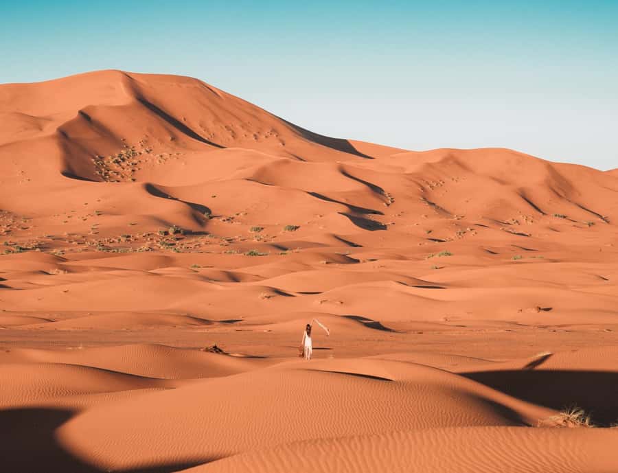 the luxury 2days 1night desert tour from fez to fez/marakech - Reaching the dunes by camel