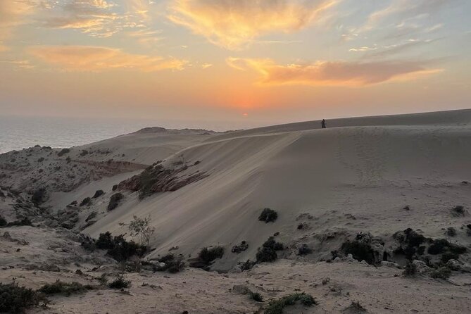 Timlalin Dunes & Sandboarding From Agadir - Arriving at Timlaline near Taboga Beach
