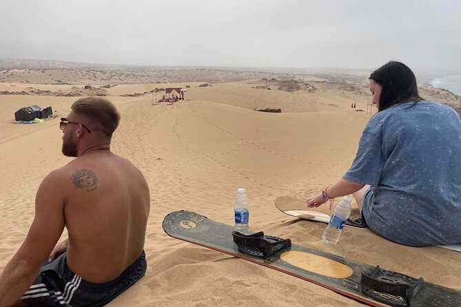 Timlalin Dunes & Sandboarding From Agadir - Sandboarding on the golden dunes